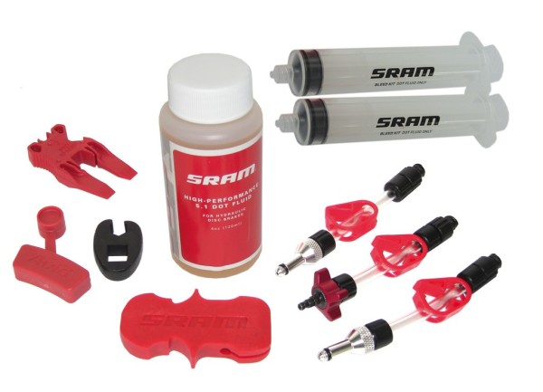 SRAM/AVID Scheibenbremsen Entlüftungs - Kit A1, mit DOT 5.1