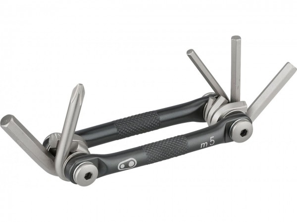 crankbrothers bicycle multitool M5/nickel grey, bicycle repair tool