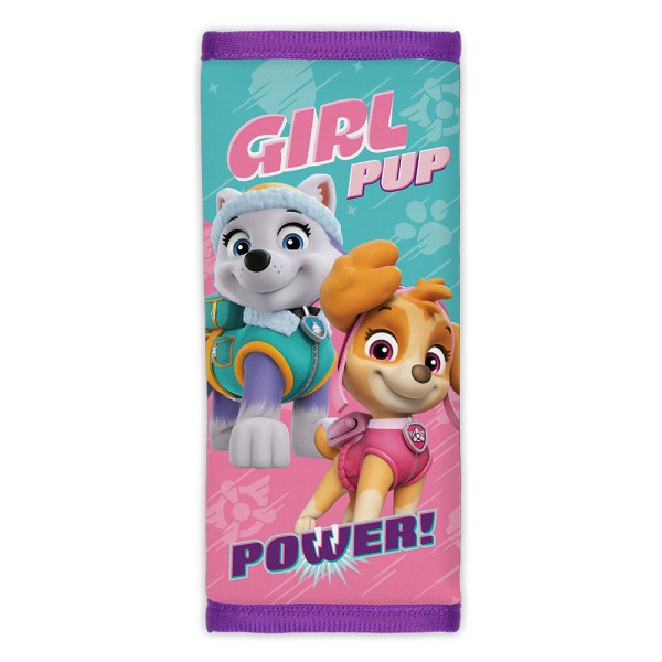 Kinder Sicherheitsgurt Cover "Paw Patrol Girls", Pink, Sky & Everest, Gurtpolster