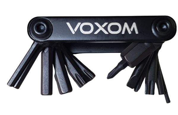 Voxom Multitool WKL8, 14 Funktionen, Fahrrad Reparatur Werkzeug
