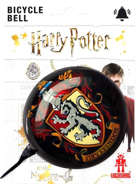 Logoshirt Fahrradklingel. Harry Potter: Gryffindor-Wappen, XXL Ø 80mm