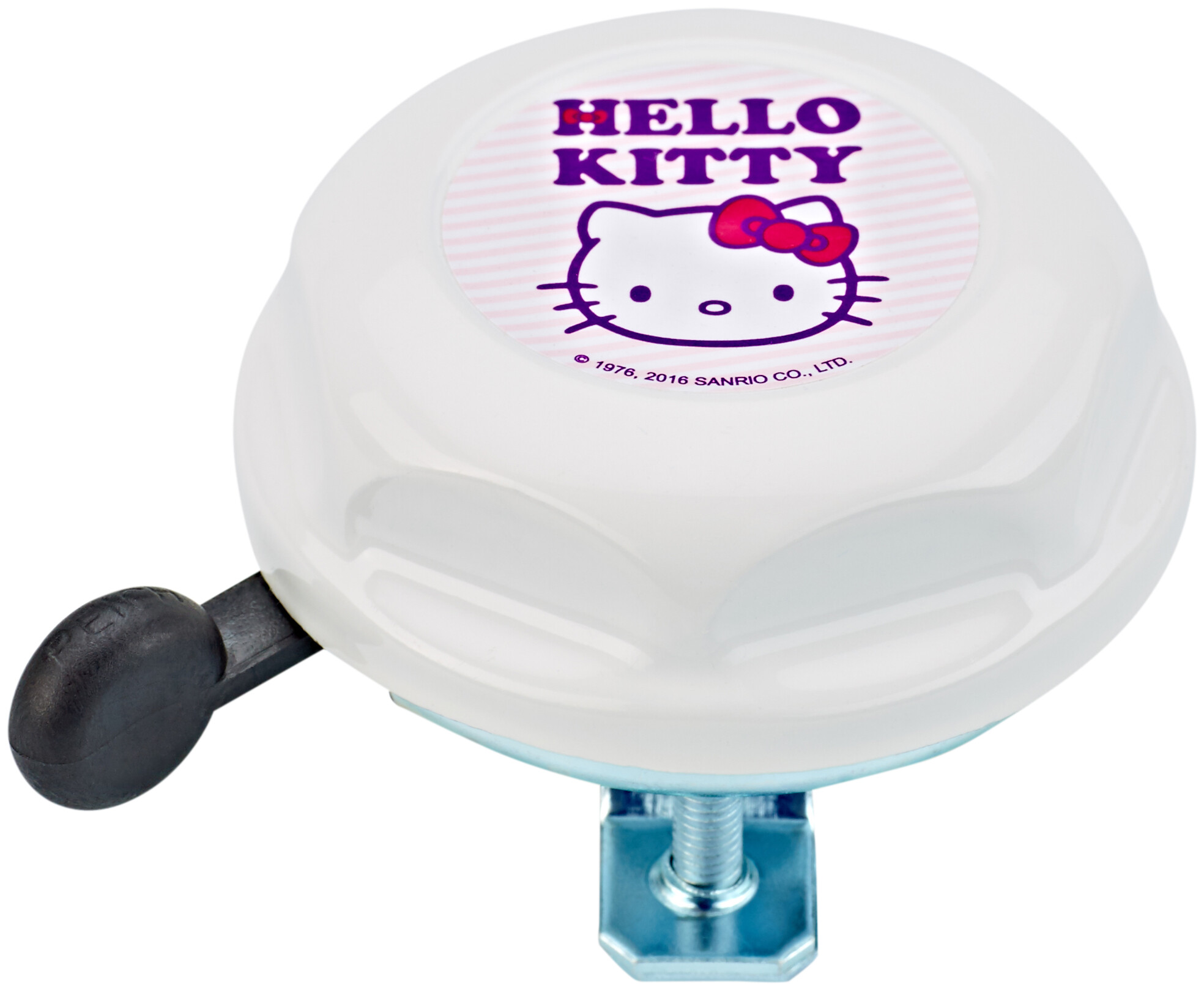 BIKE FASHION Kinder Glocke/Fahrrad Klingel Hello Kitty weiß Bike Bell 