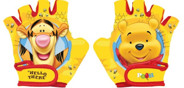 Disney "Winnie the POOH" cycling gloves, size S, fingerless protective gloves