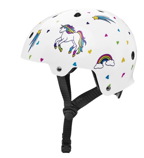 Electra Unicorn White Metallic, bike helmet, skater helmet, M=55-58 cm