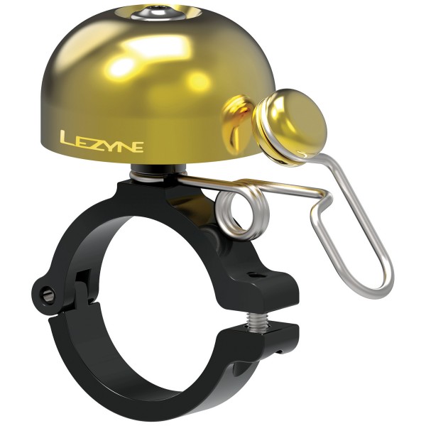 LEZYNE bicycle bell Classic Hard Mount brass