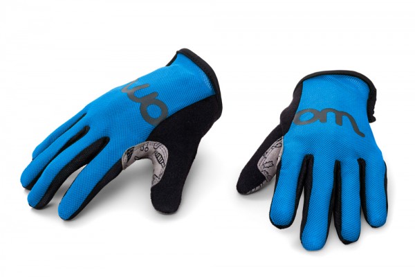 WOOM™ TENS cycling gloves size 7, blue, 14.0 cm
