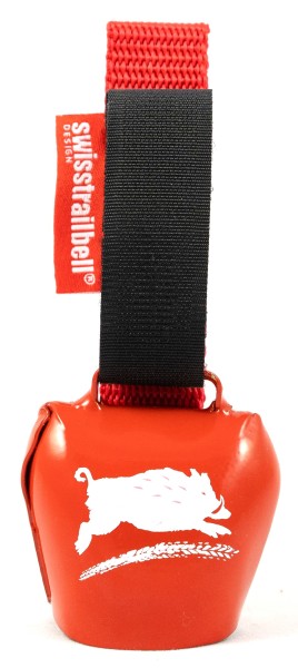 swisstrailbell® Braveheart Edition Deep RED: "Be Wild", rotes Band