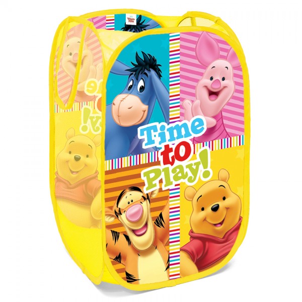 Disney Spielzeug Aufbewahrung, "Winnie Puuh" Box ↨ Pop Up Car Toy Organizer.