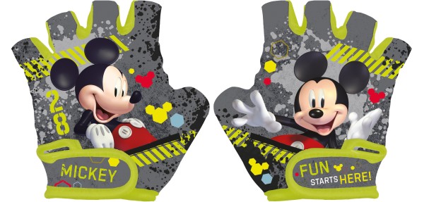Disney/Marvel "MICKEY" cycling gloves, size S, fingerless protective gloves