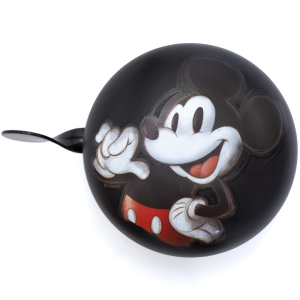 Jubiläums-Disney 2-Klang Fahrradklingel Mickey Mouse RETRO "Original Skizze", XXL Ø 80mm, D100