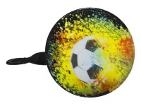 Bb Klostermann Fahrradklingel Fußball Grün – 55 Mm Durchmesser, Metall, Für Lenker 1,7–2,5 Cm