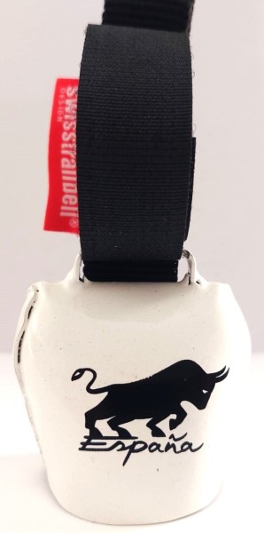 Swisstrailbell® bicycle bell Spain Edition Snow White: "Spanish Bull Bell", Trailbell