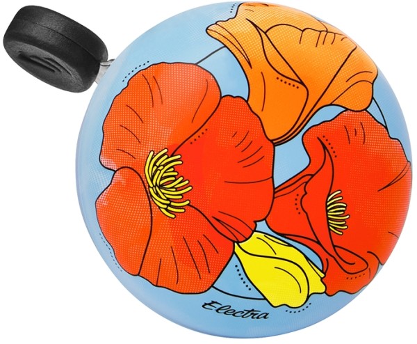 Electra Fahrradklingel Domed Ringer "Poppy - Mohnblume", Ø 55mm