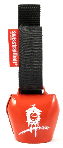 swisstrailbell® BlackForest Edition DEEP RED: "Be Free", Fahrradklingel, Trailbell